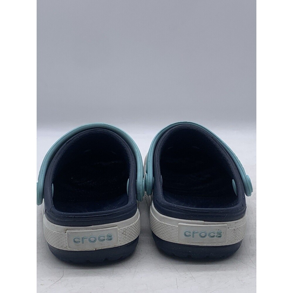 Crocs Crocband II Navy/Ice Blue Relaxed Fit Toddlers Size 6/7 - Picture 7 of 10
